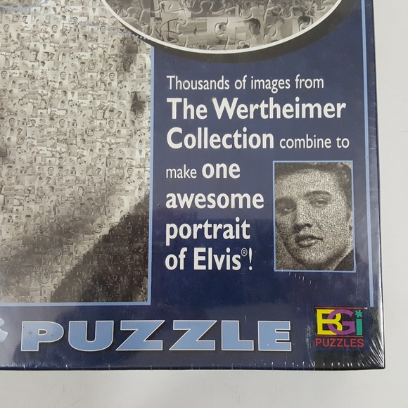 Elvis Jigsaw Puzzle Wertheimer Photomosaic 1000 Pc - Picture 9 of 12